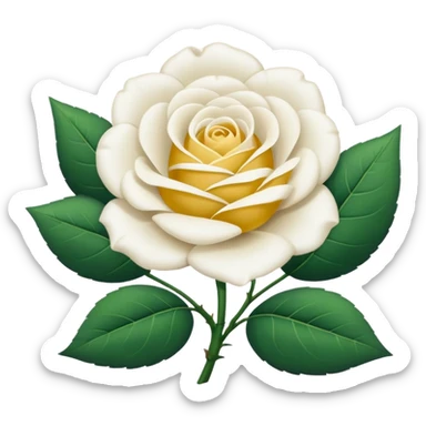 Yorkshire flag (white rose on blue background) sticker