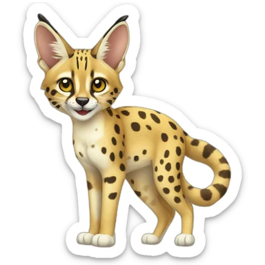 Serval sticker