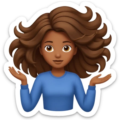 girl spinning  sticker