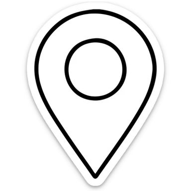 map marker sticker