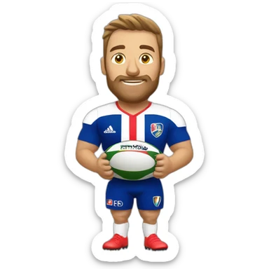 Coupe du monde de rugby en France  sticker