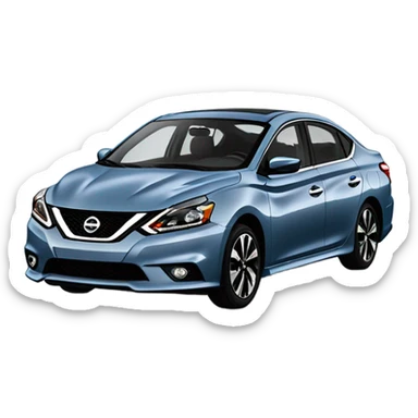 2025 grayish blue Nissan Sentra SR sticker