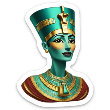 nefertiti sticker
