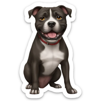 Staffordshire Bull terrier  sticker