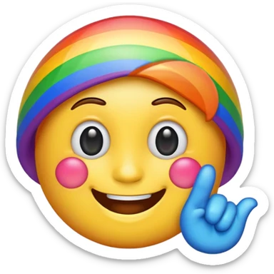 Gay emoji sticker