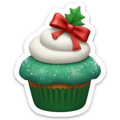 Christmas cupcakes  sticker