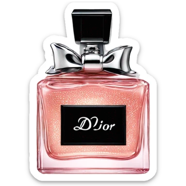 Miss dior perfume sticker