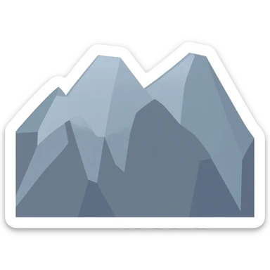 Mountains sticker