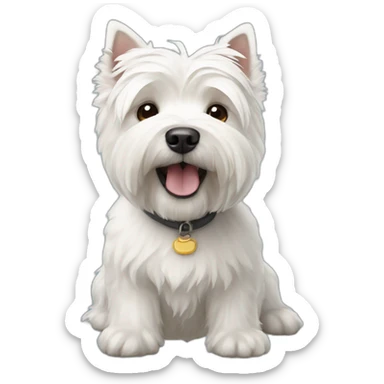 West Highland White Terrier sticker