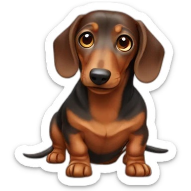daschund sticker
