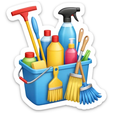 create school cleaning and housekeeping sticker