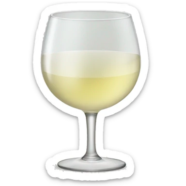 verre de vin blanc sticker