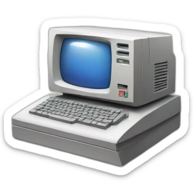 mac classic computer sticker