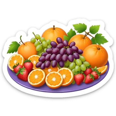 Fruit platter sticker