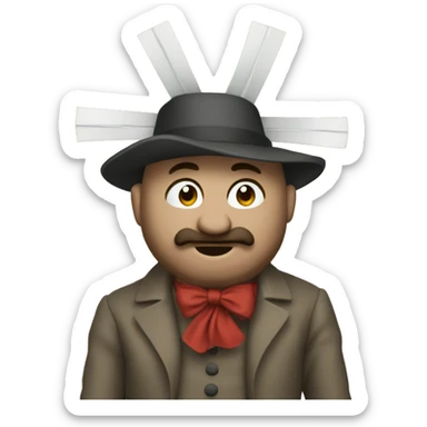 Moulin à vent sticker