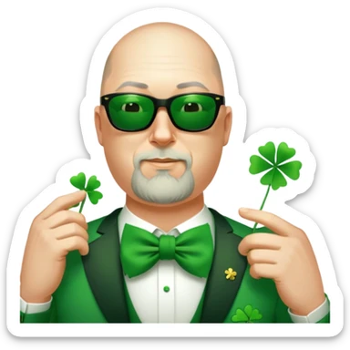 Stylish Leprechaun sticker