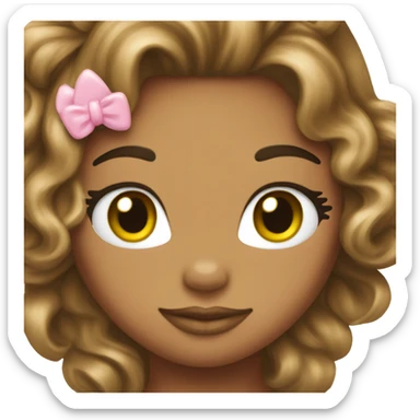 Hello kitty bronceada sticker