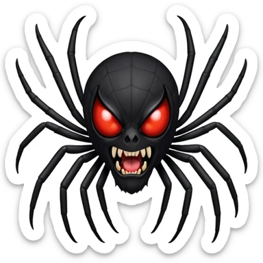Groom spider sticker