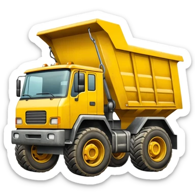 dump truck sticker
