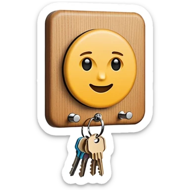 Wall Key holder sticker