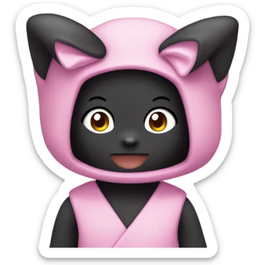 pink kuromi sticker