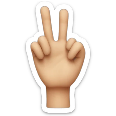 nose with a finger in it sticker