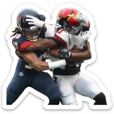 Jayden Daniels beating a buccaneer sticker