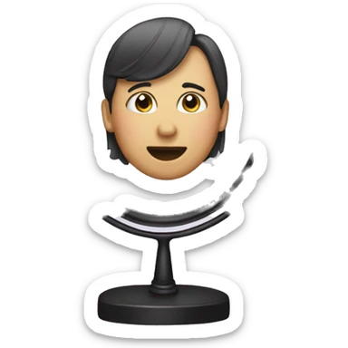 Vanity mirror  sticker