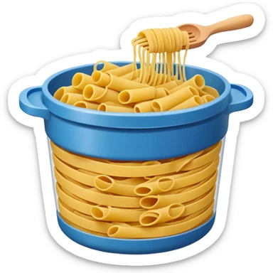 pasta in container sticker