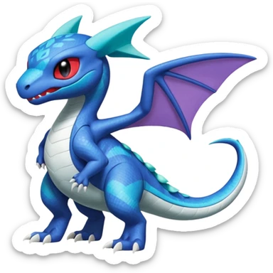 Meloetta-Salamence-Salandit-Latios-Stitch-Toothless-Fakémon-creature-hybrid sticker