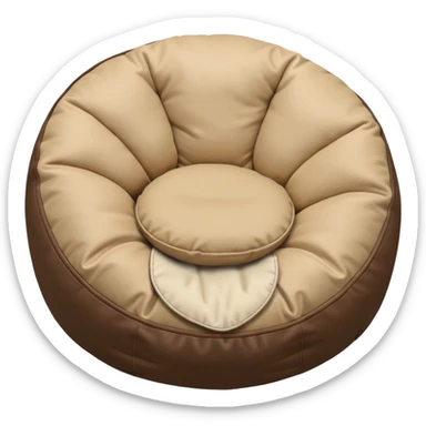 bean bag chair topdown sticker