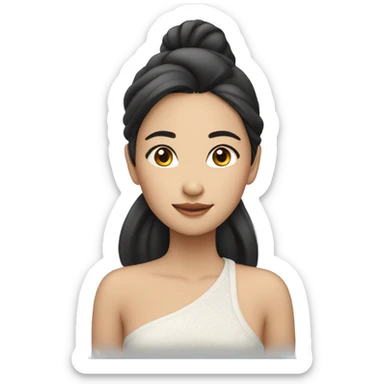 Beauty girl asian sticker