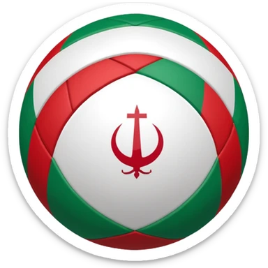 Country ball Iran sticker