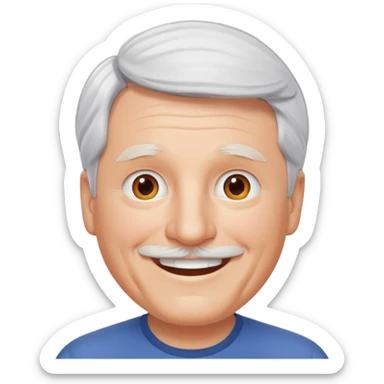 charles martinet no moustache sticker