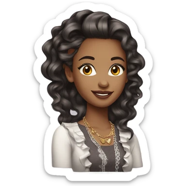 coquette trendy girl  sticker