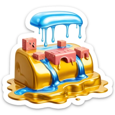 spam land surreal dali landscape sticker