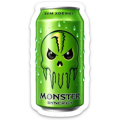 Monster energy drink sticker