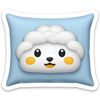 bed pillow  sticker