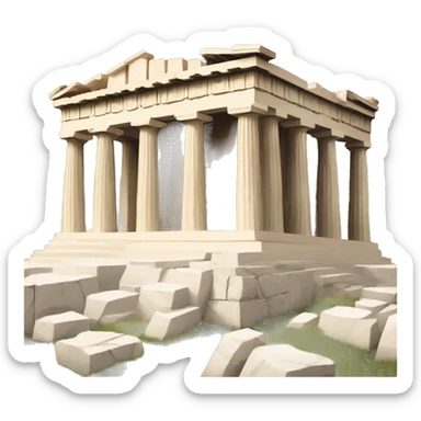 Athens Acropolis sticker