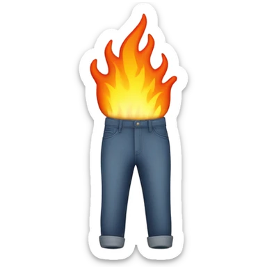 Pants on fire sticker