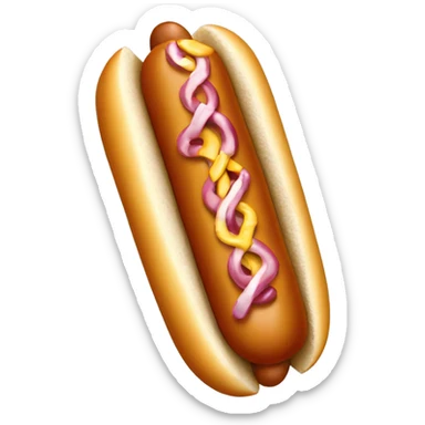 hot dog sticker
