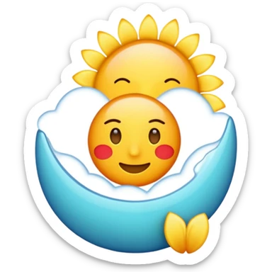 Good morning in text  sticker