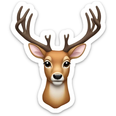 Deer sticker
