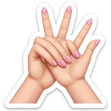 Pinky promise sticker