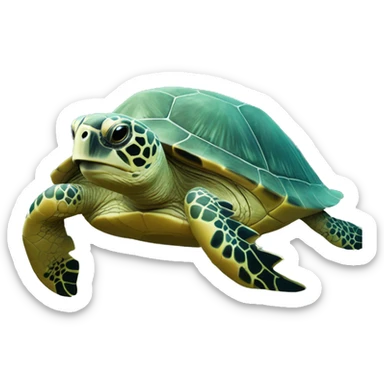 Tortuga marina sticker