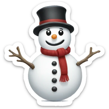 Snowman  sticker