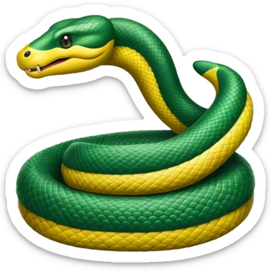 realistic anaconda sticker