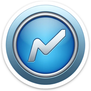 BLUE tick badge of Instagram  sticker