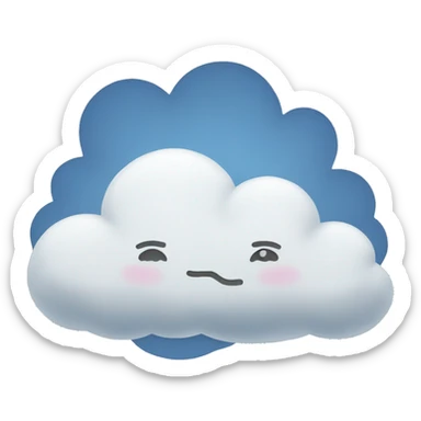 cloud sticker