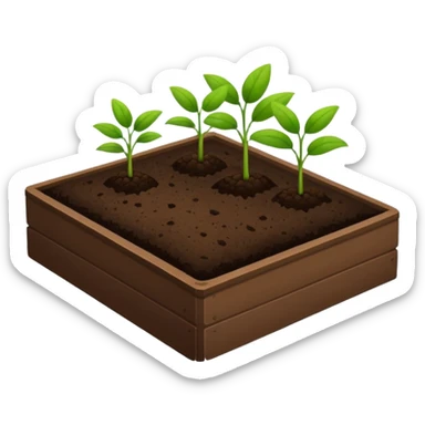 garden bed sticker